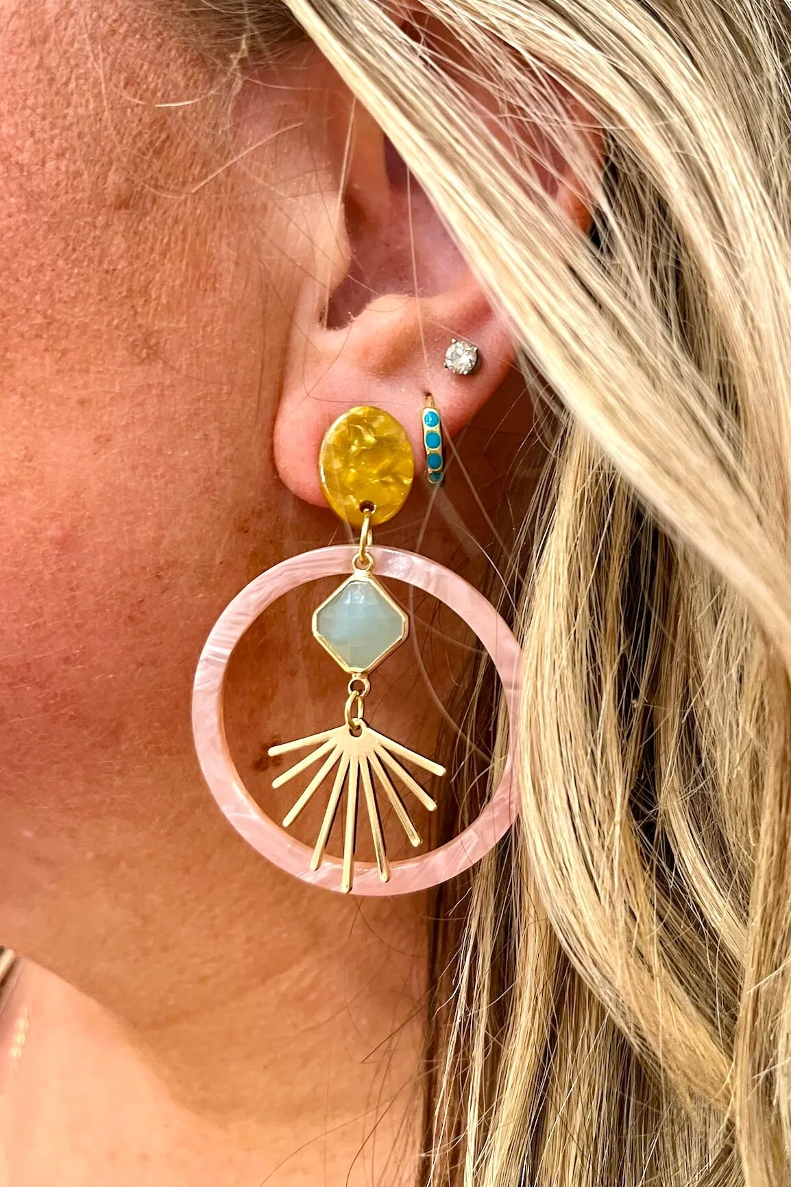 Abstract Drop Earrings - 3 Styles