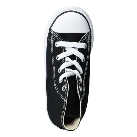 All Star Canvas-Hi Black