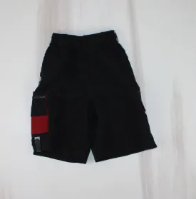ATHLETIC WORKS BLACK/RED SHORTS 6X PRE-LOVED