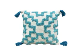Beautiful Boho Cotton Tufted Cushion Cover - 40cm