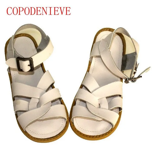 COPODENIEVE Kids shoes boys style sandals baby shoes casual sandals anti-slip hollow air sport children sandals boys sandals