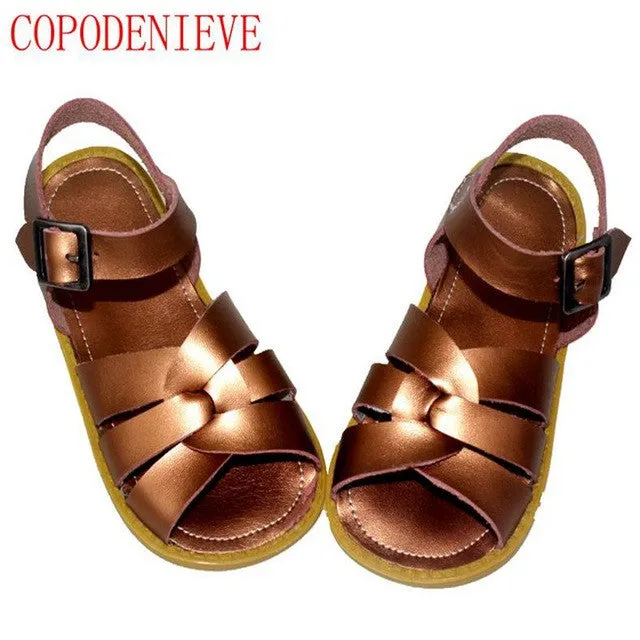 COPODENIEVE Kids shoes boys style sandals baby shoes casual sandals anti-slip hollow air sport children sandals boys sandals