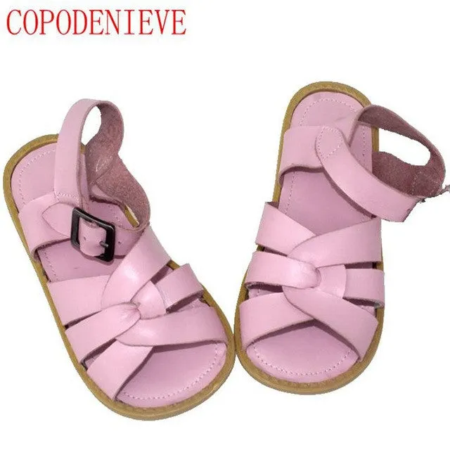 COPODENIEVE Kids shoes boys style sandals baby shoes casual sandals anti-slip hollow air sport children sandals boys sandals