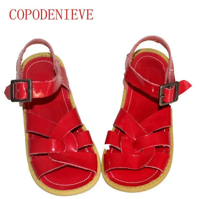 COPODENIEVE Kids shoes boys style sandals baby shoes casual sandals anti-slip hollow air sport children sandals boys sandals