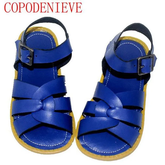 COPODENIEVE Kids shoes boys style sandals baby shoes casual sandals anti-slip hollow air sport children sandals boys sandals