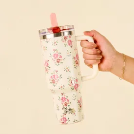 Endless Daydream Cream-40 oz Lifestyle Flip Straw Tumbler