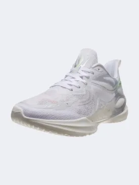 Erke Cushioning Men Running Shoes White