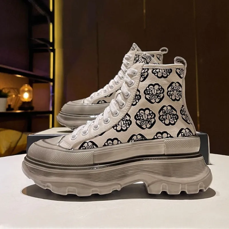 FLOWER High Top Sneakers