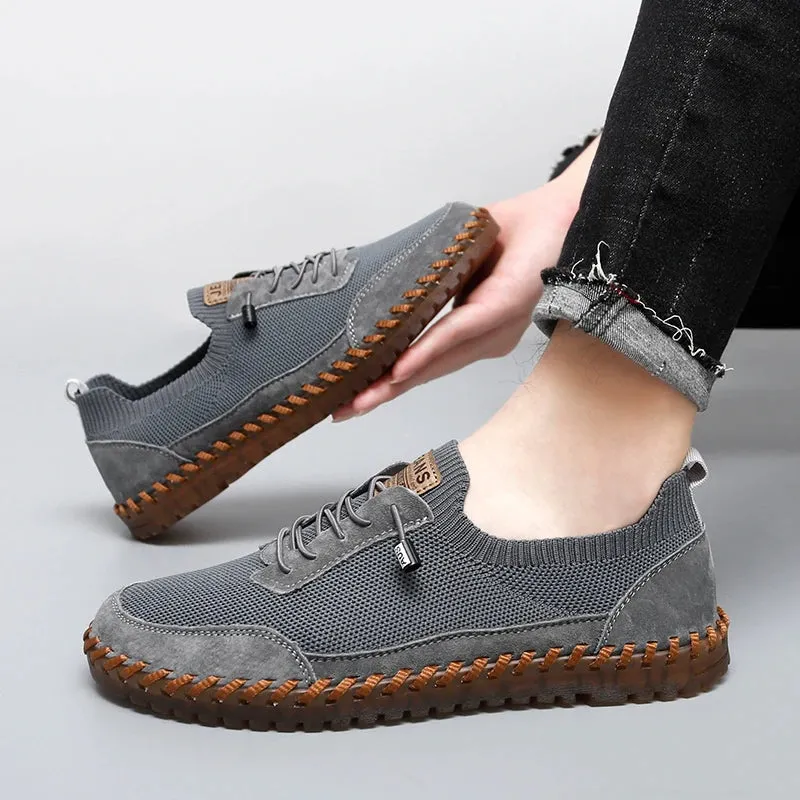 Jack | Comfortable Knit Lace-up Sneakers