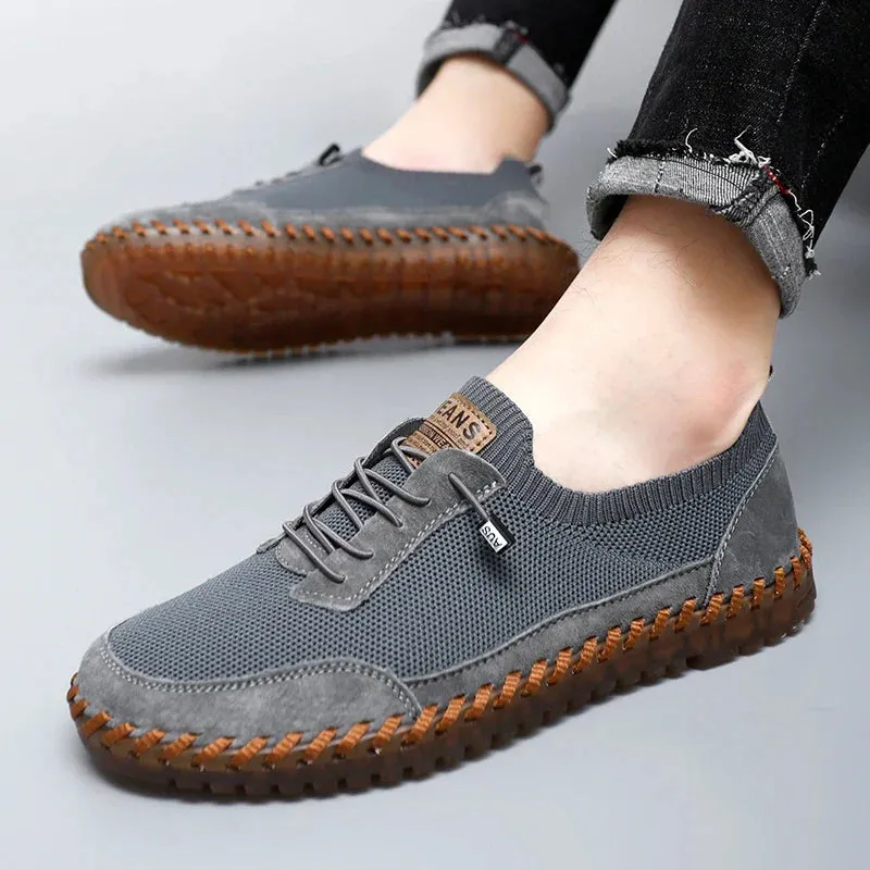 Jack | Comfortable Knit Lace-up Sneakers