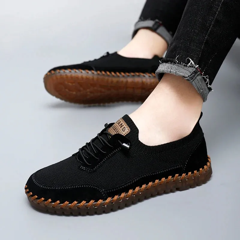 Jack | Comfortable Knit Lace-up Sneakers