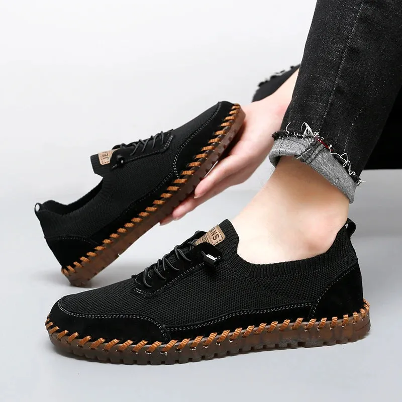 Jack | Comfortable Knit Lace-up Sneakers