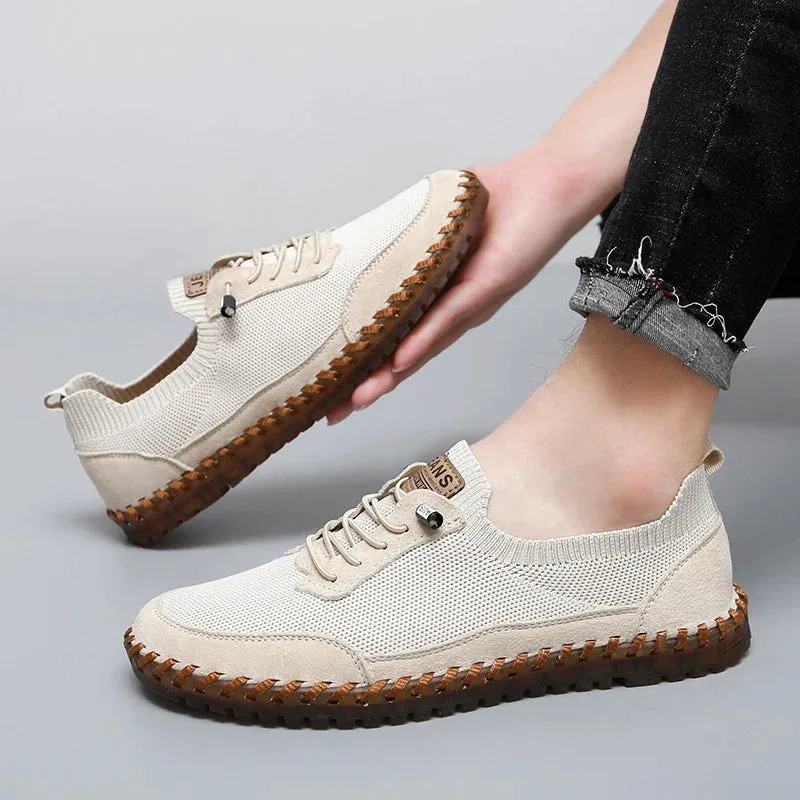 Jack | Comfortable Knit Lace-up Sneakers