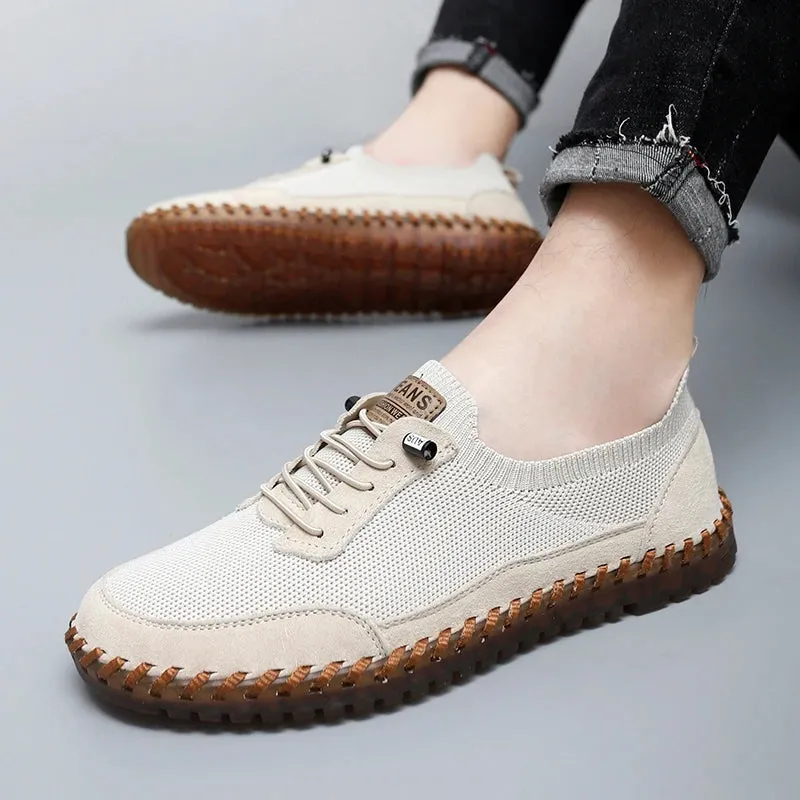 Jack | Comfortable Knit Lace-up Sneakers