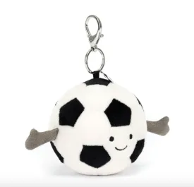 Jellycat - Amuseable Sports Soccer Bag Charm - 5"