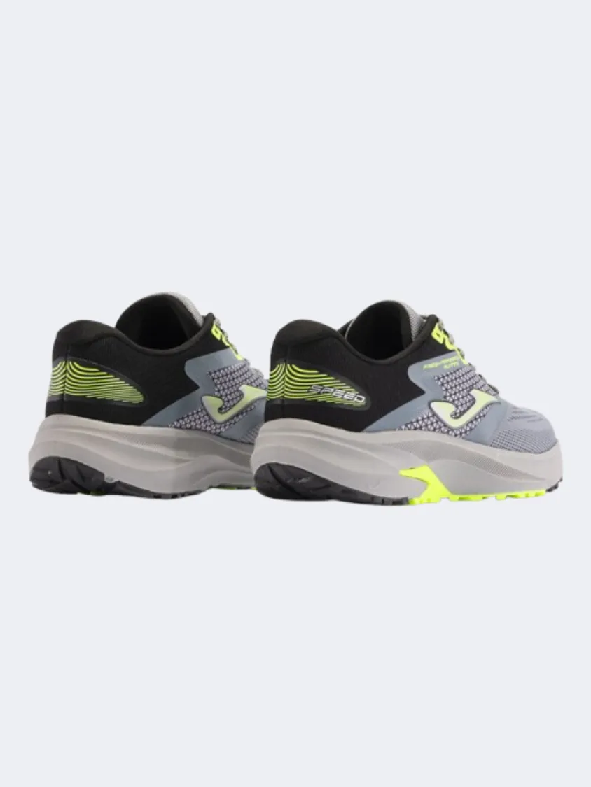 Joma Speed 2431 Men Walking Shoes Grey/Fluor Yellow