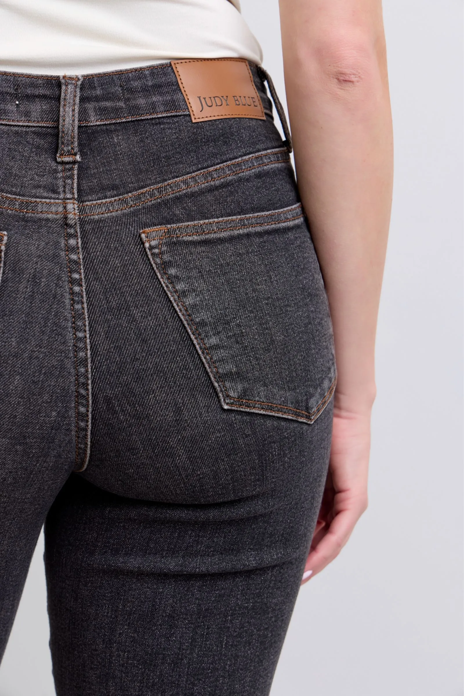 Judy Blue Slim Leg Denim - Black Wash