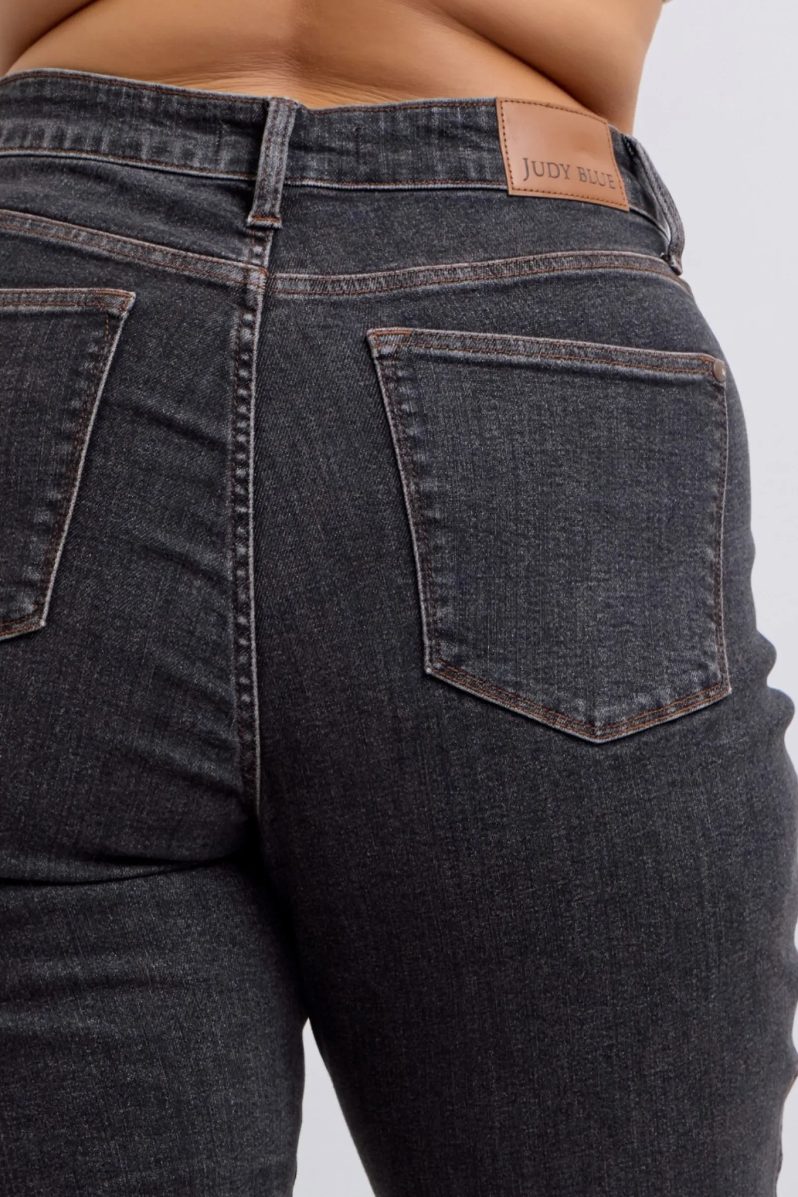 Judy Blue Slim Leg Denim - Black Wash