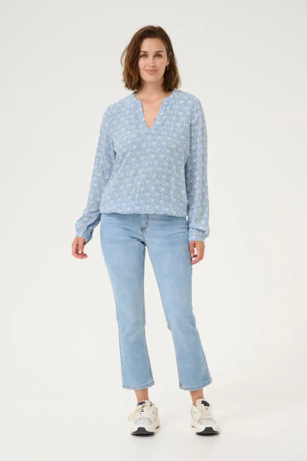 Kaffe Blouse || Sky Blue