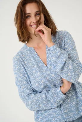 Kaffe Blouse || Sky Blue