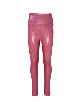 Lola   The Boys Metallic Pink Athletic Leggings