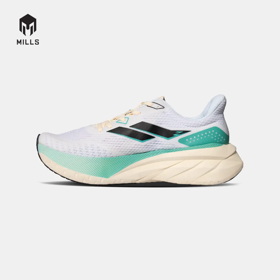 MILLS SEPATU LARI RUNNING SHOES ENERSTRIKE ZENITH WINTER.WHITE/WHITE/GREEN 9104304