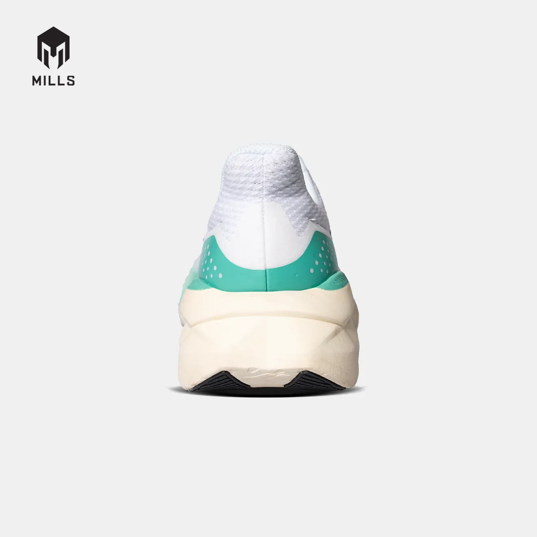 MILLS SEPATU LARI RUNNING SHOES ENERSTRIKE ZENITH WINTER.WHITE/WHITE/GREEN 9104304