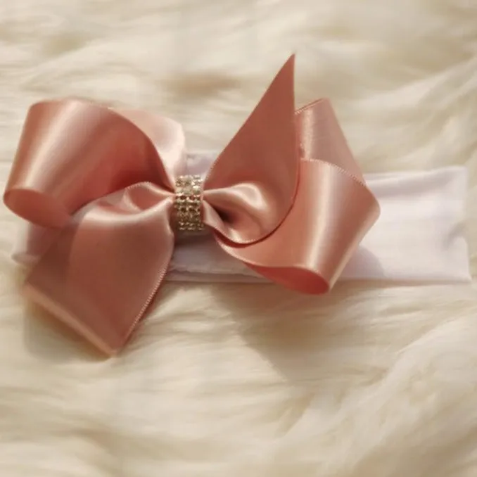 Newborn Bow Crystal Shoes