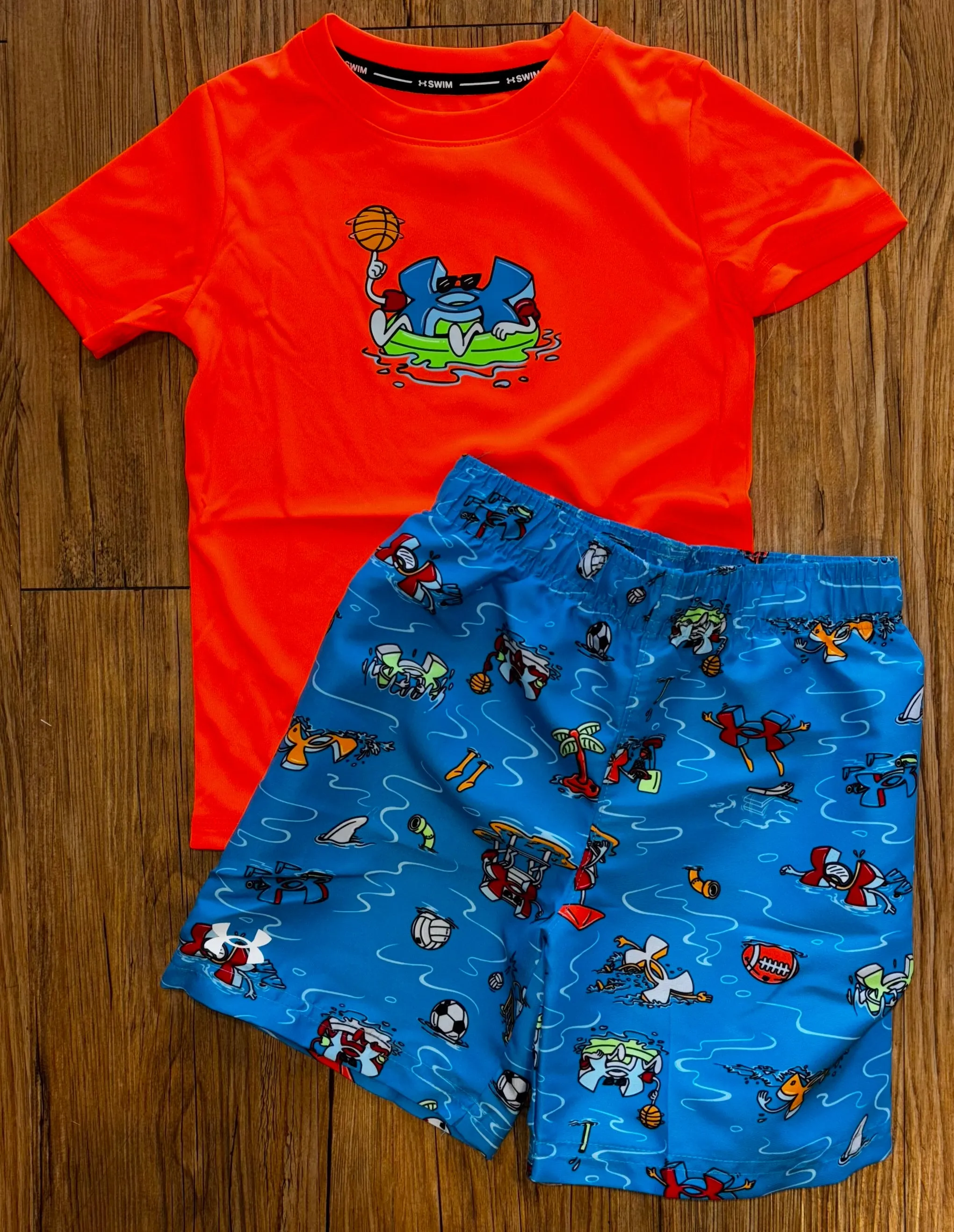 UA 820 Baby Orange Swim Set