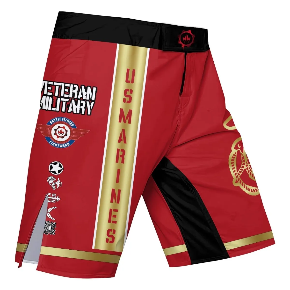 USA Marine Veteran Military Fight Shorts